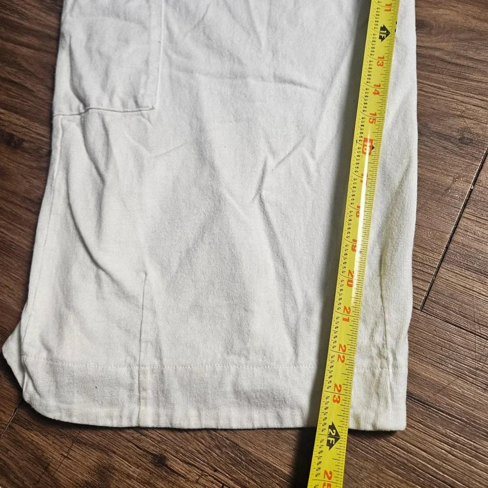 Bryn Walker Cotton Cropped Capri Cargo Pants Wide Leg Womens XL Lagenlook Y2K - Picture 6 of 8